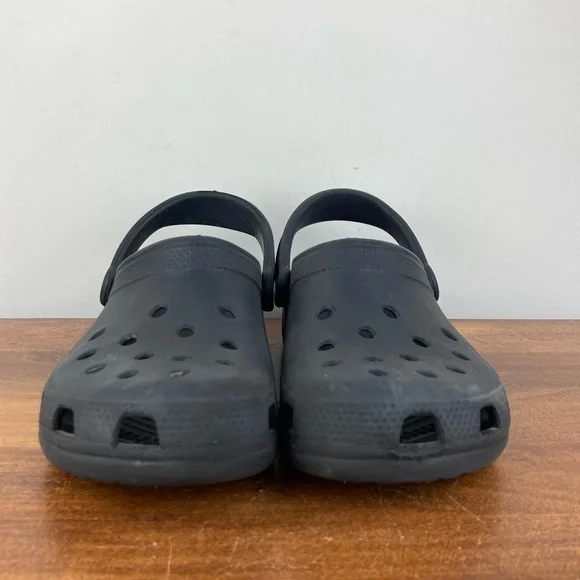 Crocs Classic Authentic Unisex Slides Clogs Black 5 Men And 7 Women’s Pre Owned - Picture 4 of 11